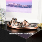wellsee Incense Burner - Incense Waterfall Fountain Backflow Incense Holder with Sticks Holder & Cones, Tweezers, Box