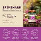 KUKKA Spikenard Essential Oils - 1 Fl Oz - for Hair, Skin, Diffuser, Aromatherapy & DIY Soap Making Scent