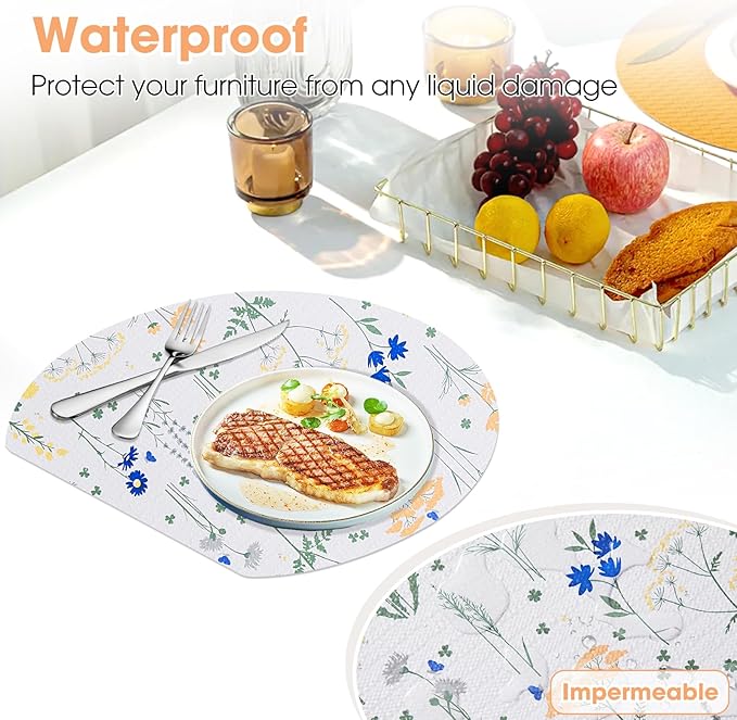 Drawer and Shelf Liner, Non-Slip Kitchen Cabinet Liners Non-Adhesive Thick Strong Grip Waterproof Washable Mats Protect Dresser ShelvesCabinets, Flower, 12 in X 10 FT