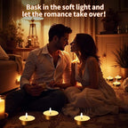 UNBREAKABLE - Tea Light Candles 30 Pack – Unscented Long Lasting 2.5 Hour Burn – White Smokeless Tealights for Decoration, Holiday, Party, Wedding, Home Use