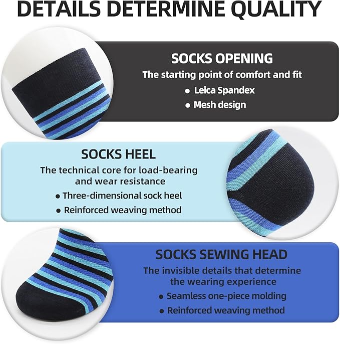 Mens socks size 10-13/9-11/13-15 Cotton Crew funny Colorful work dress socks for men 9-12 gifts for him 6/12 Pairs
