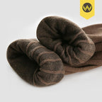 WANDER Mens Dress Socks Double Needle Rib Cotton Solid Premium Socks Lightweight Classic Business Socks 6/8 Pairs 7-12/13-15