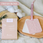 Car Air Freshener, 2 Pack Fresh Rose Scented Sachets for Closet and Drawer, Long-Lasting Home Fragrance Sachets, Car Mirror Hanging Air Freshener & Accessories