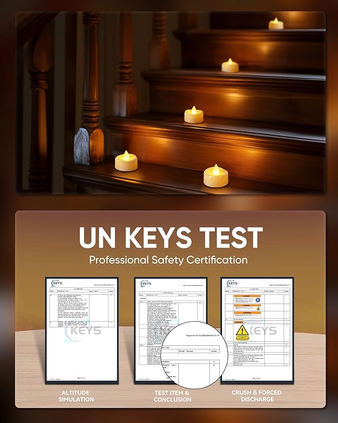 5plots Flameless Candles, 24Pcs Tea Lights Candles Battery Operated, Flameless Tealight Candles Flickering, Electric Tea Lights Votive Candles - Ivory - 1.5" x 1.25"