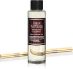 Urban Naturals Reed Diffuser Oil Refill, Mahogany Coconut Diffuser Oils with Sandalwood, Coconut, Oakmoss, 4 oz + Free Reed Sticks, Made in The USA