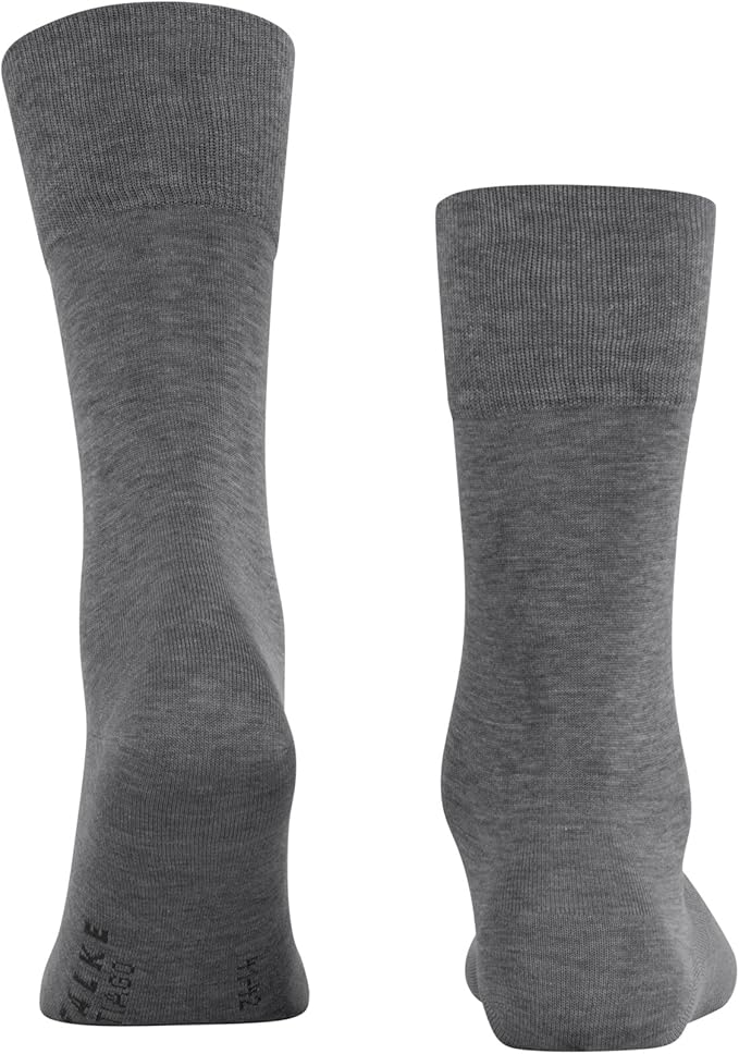 FALKE Men's Tiago Dress Socks, Sustainable Cotton, Crew, 1 Pair