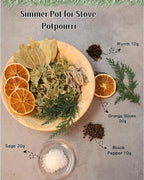 Simmering Potpourri, Potpourri Simmer Pot-Black Pepper, Bay Leaf, Orange Slices, and Sage Perfect House Warming Hostess Gift