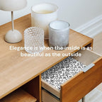 Scented Drawer Liner Sheets - 14 in x 19.5 in, Royal Damask, Pack of 6 - Non-Adhesive Cabinet Liner - Lining Paper for Drawers - Long-Lasting Fragrance Scented Paper