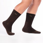 Wide Open Micro Crew Men's Socks - Merino Wool Socks for Men, Everyday Wide, Crew for Wide Feet (Style 9001)