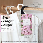 Large 12 Packs Rose Hanging Closet Deodorizer Air Freshener Long Lasting Scented Sachets Smell Goods for House