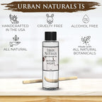 Urban Naturals Autumn Night Reed Diffuser Refill Oil with Free Set of Reed Sticks. Woodsy Fall Scent – Cinnamon, Nutmeg, Clove, Apple, Cedar & Sandalwood, 4 oz