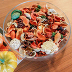 Qingbei Rina Fall Potpourri,Orange Scented Potpourri Bowl Filler, Thanksgiving Decorative Dried Flowers,Vase Filler,Home Fragrance Perfume,10 Oz,(Citrus)