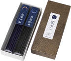 Asayu Japan Low Smoke Incense Sticks - Zen Set (Japanese Garden + Wagiku Chrysanthemum), 40gr (Each Scent 20g), for Yoga, Zen Meditation and Relaxation - Smokeless for Less Irritation