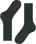 FALKE Men's Tiago Dress Socks, Sustainable Cotton, Crew, 1 Pair