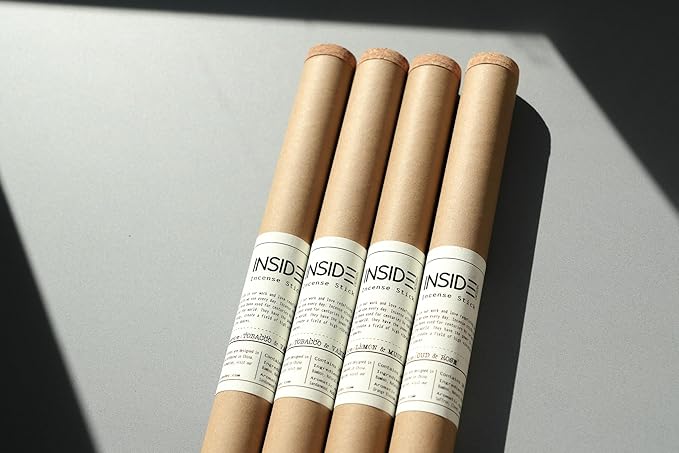 Oud & Rose Incense Sticks – 11 Inch Bamboo and Natural Wood Blend – Clean-Burning, Low Smoke – 1 Hour Burn Time – 20 Sticks.