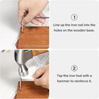 ZenBless Palo Santo and Sage Holder Natural Wood Incense Burner Holder for Palo Santo & Sage Smudge Sticks, Lasting Burning Sage Holder for Burning Bowl, Ideal for Spiritual Meditation Gift