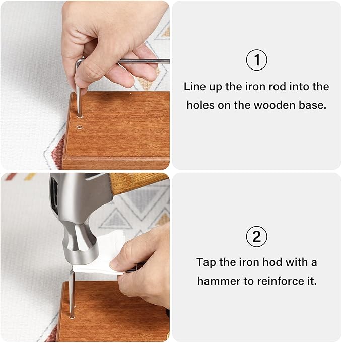 ZenBless Palo Santo and Sage Holder Natural Wood Incense Burner Holder for Palo Santo & Sage Smudge Sticks, Lasting Burning Sage Holder for Burning Bowl, Ideal for Spiritual Meditation Gift