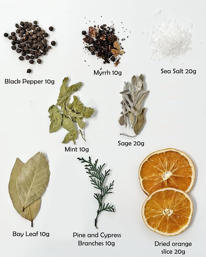 Simmering Potpourri, Potpourri Simmer Pot-Black Pepper, Bay Leaf, Orange Slices, and Sage Perfect House Warming Hostess Gift