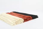 120PCS Reed Diffuser Sticks 7.5in/19CM Diffuser Sticks Diffuser Reeds Replacements Sticks for Home,SPA (Black and Orange and Natural)