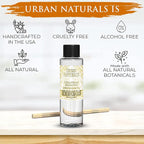 Urban Naturals Reed Diffuser Oil Refill Christmas Morning, Rosemary, Eucalyptus, Balsam Spruce, Orange, Essential Oils, 4 oz + Free Reed Sticks, Made in The USA
