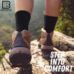 Bamboo Sports Premium Bamboo Crew Work Socks- Moisture Wicking, Odor Eliminating