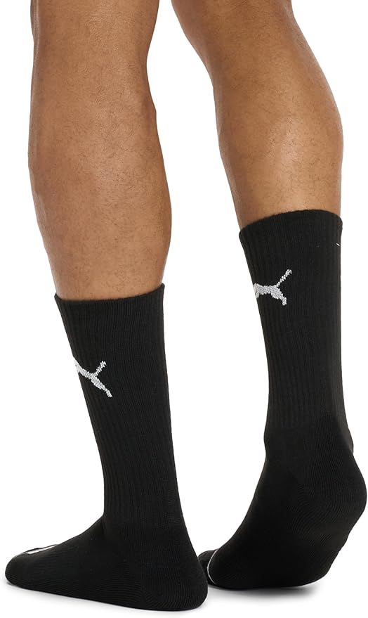 PUMA mens 6 Pack Crew Socks