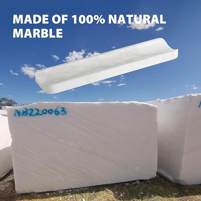 Koville Luxury African Marble Incense Holder, Incense Holders for Sticks, Incense Burner Holder, Ideal for Meditation and Relaxing, Easy to Clean(Namib Bianco)