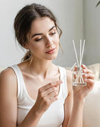 200 White Reed Fiber Diffuser Sticks,Diameter 3.5mm, Length 190mm (7.48 inches), Suitable for Various Essential Oils and Perfume, Lasting, Stable and Diffusing Fragrance