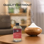 Aroma Country Apple Cinnamon Diffuser Oil - Luxury Essential Oils for Diffuser Refill & Air Freshener Room Spray - Long-Lasting & Natural Home Fragrance, Apple Cinnamon Scented Oil (8.5 Fl. oz)