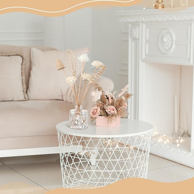 Cindeer 200 Pcs Reed Diffuser Sticks Set Include 10 Style 100 Pcs Natural Rattan Flower Reed 7 Style 100 Pcs Mixed Fragrance Diffuser Rattan Reed Fragrance Diffuser Replacement for Home Fragrance