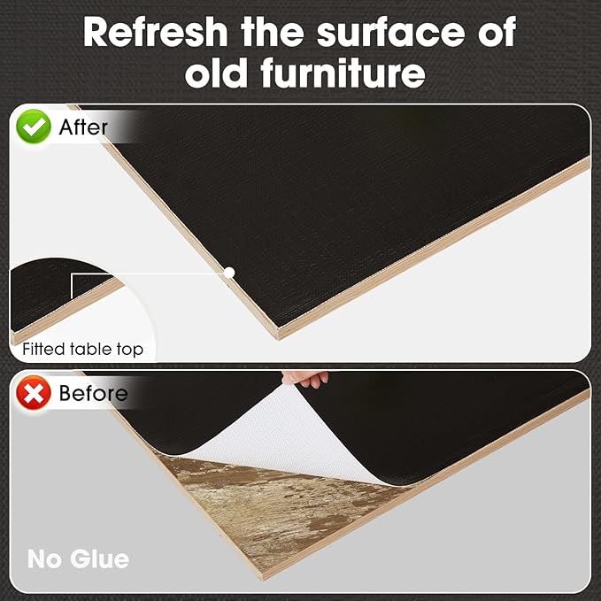 Shelf and Drawer Liner, Kitchen Cabinet Liners Non-Adhesive Thick Non-Slip Waterproof Washable Fragrant Mats Protect Dresser Shelves Cupboard Bathroom Cabinets, Black, 18 in X 20 FT