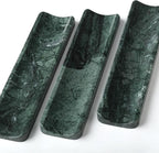 Koville Luxury Natural Indian Marble Incense Holder, Incense Holders for Sticks, Incense Burner Holder, Ideal for Meditation and Relaxing, Easy to Clean(Indian Green)