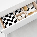 10 Sheets Drawer Liners for Dresser Scented Drawer Liners Non Adhesive Scented Paper for Fragrant Home Shelf Closet (Linen,Checkered Pattern)