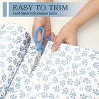 10 Sheets Drawer Liners for Dresser Scented Drawer Liners Non Adhesive Scented Paper for Fragrant Home Shelf Closet(Linen,Grass Style)