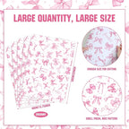 BBTO 20 Sheet Fragrant Drawer Liners for Dresser Scented Cabinet Paper Liners for Shelves 15.8 x 22 Inches Non Adhesive Drawer Paper Mats for Home Shelf Close(Bow)