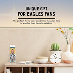 Jalen Celebrity Glass Jar Candle – Unscented Handmade Soy Wax Votive Candle – Unique Gift for Eagle Fans – Home Decor Philly Philadelphia Sports Collectible