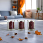 Scented Votive Candles - 15 Hour Burn Time - Candles for All Decorations - for Wedding, Birthday, Holiday & Home Decoration - Made in The USA, Case of 120, Mulberry