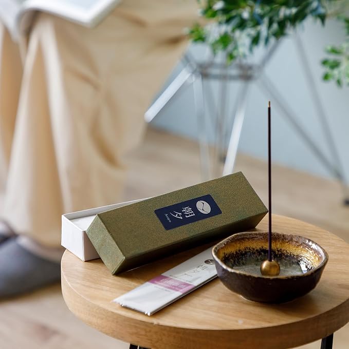 Asayu Japan Incense Sticks Assortment - 5 Sandalwood Fragrance Blends, 20g, 100% Made in Japan Incense Sampler Variety Pack - for Yoga, Zen Meditation & Relaxation