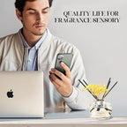 Reed Diffuser Sets Home Fragrance Essential Oil Diffuser Royal Rose Scent- 7 oz (210 ml) Fragrance Oil Diffuser for Bedroom Bathroom Home Décor Includes Reed Diffuser Sticks Scented Oils