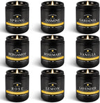 9Psc Scented Candles Set | Men Candle Set,7oz Gifts for Men Aromatherapy, Soy Candle(Black)