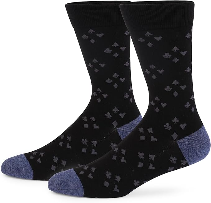 HHX YONLEE Dress Socks 5/6/10 Pairs Crew Argyle Colorful Cotton Novelty Casual Happy Fun