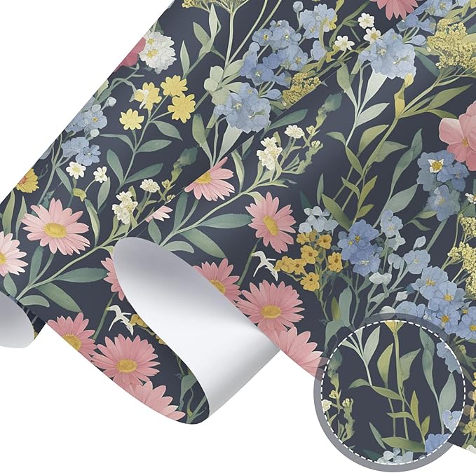 10 Sheets Drawer Liners for Dresser Scented Drawer Liners Non Adhesive Scented Paper for Fragrant Home Shelf Closet(Lavender,Retro Flowers)