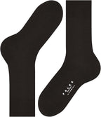 FALKE Men's Airport Dress Socks, Premium Merino Wool Cotton Blend, Sustainable Luxury, Eco-Friendly Business Casual, 1 Pair