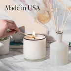 LAFCO New York Reed Diffuser Refill, Champagne - 8.4 oz - Up to 4-Month Fragrance Life - Includes Natural Wood Reeds - Free of Dyes & Propellants - Made in The USA