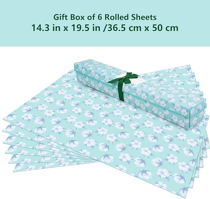 SCENTORINI Cotton Scented Drawer Liners, 6 Sheets Fragrant Paper Liners Non-Adhesive Paper Sheets for Home Closet, Dresser Drawers, Gift for Valentines Day Decor