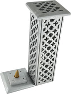 S.B ARTS Incense Holder for Sticks, Insence Stick Holder Ash Catcher for Table Decorations and Gifting - Wooden Incense Tray for Sticks - Home Decor Gifts (Cone)