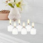 Mega Candles 12 pcs Unscented White Votive Candles, Hand Poured Wax Candle 10 Hours 1.38 Inch x 1.5 Inch, Home Décor, Wedding Receptions, Centerpieces, Occasions, Events, Meditations, Holders