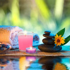 Set of 20 Pink Votive Candles Clear Glass Filled Unscented Soy Wax Candle for Home Spa Weddings Romantic Holiday Party and DIY