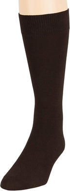 7BigStars Mens Dress Socks – 6 Pairs Crew, Soft Stay Up, Cotton Comfort for Business, Office, Big and Tall, Breathable