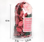 Potpourri Bags, Pink Potpourri Bowl Filler,Rose Scented Dried Flowers, Home Fragrance Sachet Petal(Blush Rose)